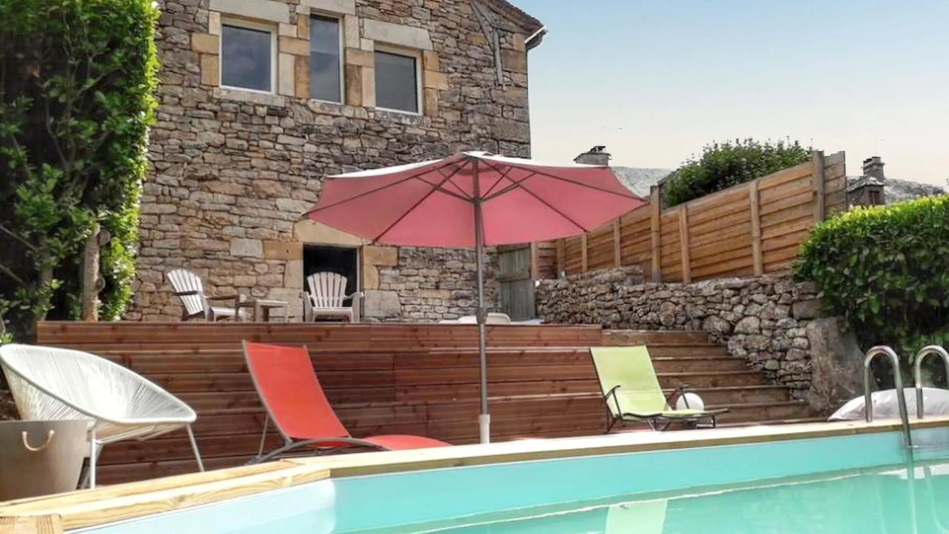 Maison De Caractere A Pierrefiche Avec Piscine Privee